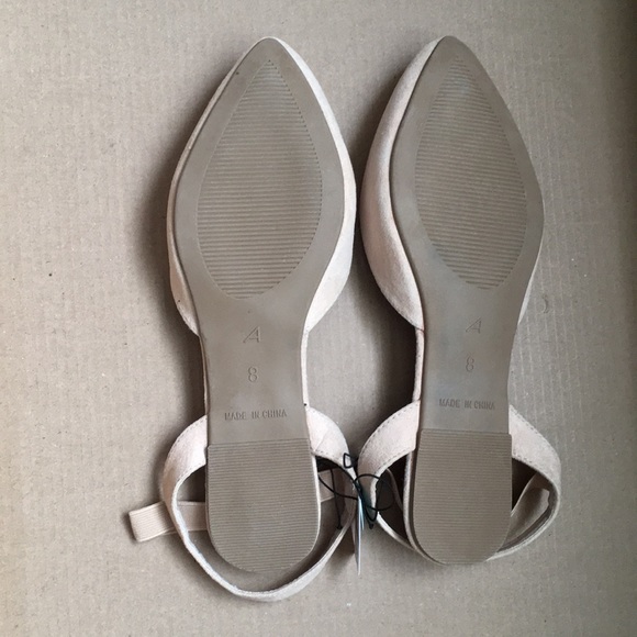 Velvet Pointy Flats - Picture 2 of 3